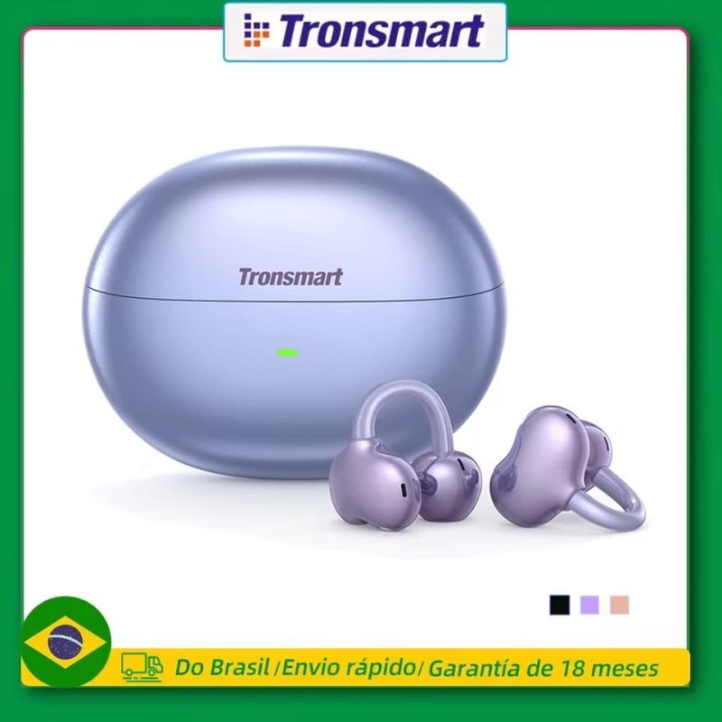 Fone Bluetooth Tronsmart OpenFly Clip, Open-Ear, Bluetooth 6.0