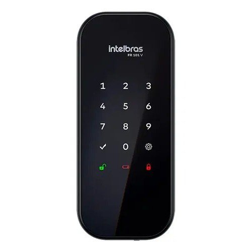 Fechadura Digital De Sobrepor Fr 101 V Preta Intelbras
