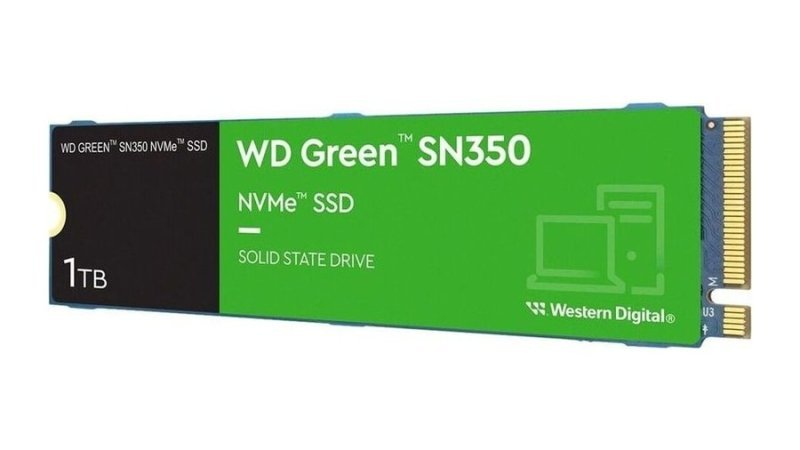 SSD M.2 NVME 1TB Western Digital Wd Green SN350