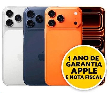 Celular IPhone 17 Pro Max 256GB 5G Dual E-sim Lacrado