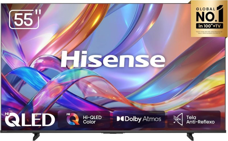 Hisense Smart TV 4K Hi-QLED 55" Polegadas 55QD68SG