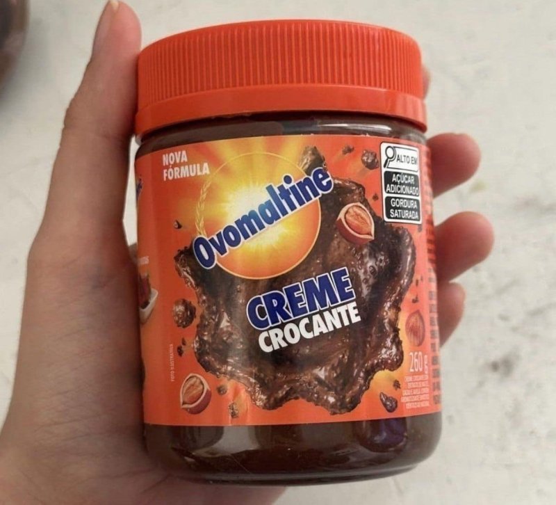 Creme Crocante Ovomaltine Pote 260g + Frete Grátis