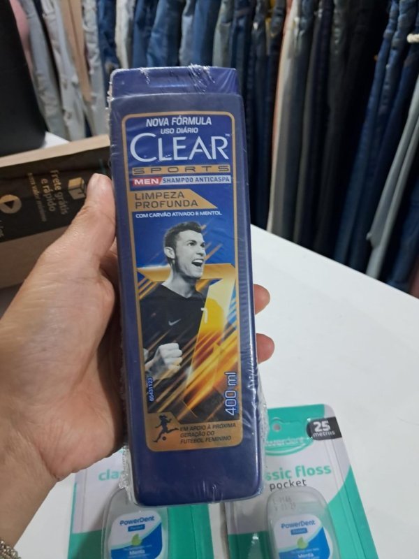 Clear Sports Men Shampoo Anticaspa Limpeza Profunda 400ml