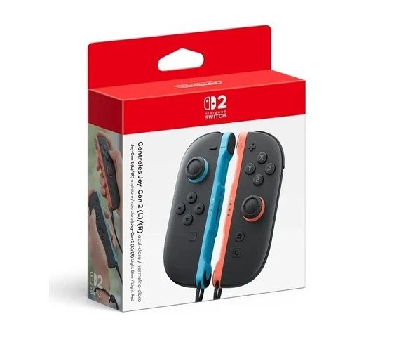 Controles Joy-con Nintendo Switch 2 Azul Claro E Vermelho Claro