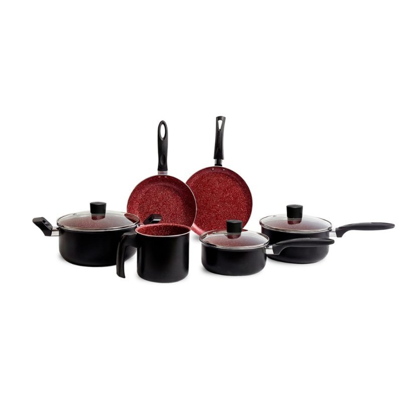 Jogo de Panelas Brinox Ceramic Life Easy - 6 Peças Antiaderente Cerâmico
