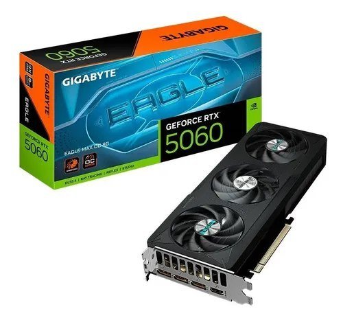 Placa De Vídeo Gigabyte Rtx 5060 Eagle Max Oc 8GB Gddr7
