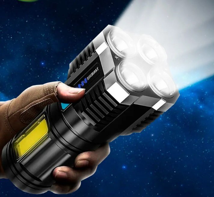 Lanterna Tática Recarregável Mais Forte Do Mundo Sitio Led + Frete Grátis