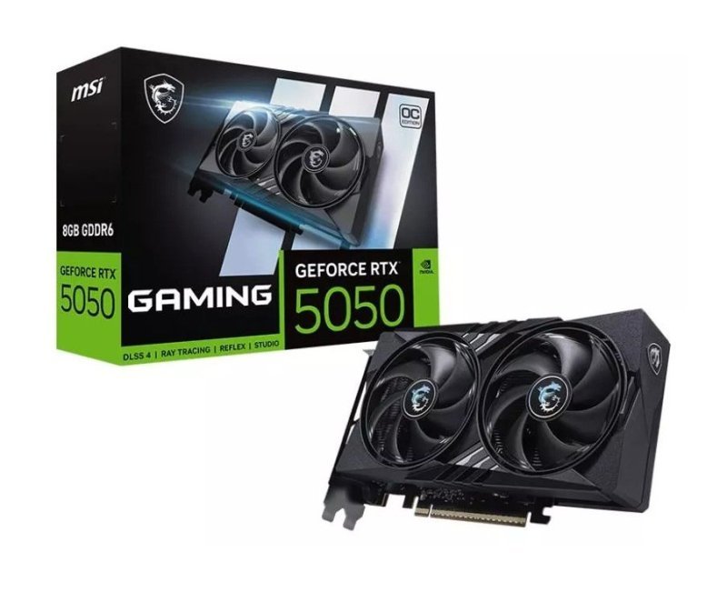 Placa de Vídeo MSI RTX 5050 GAMING OC 8GB