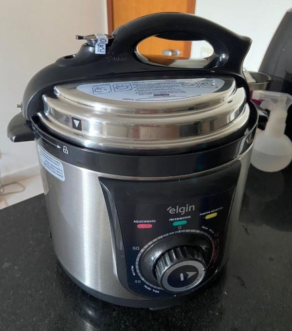 Panela de Pressão Elétrica Elgin 4L 220V + Frete Grátis