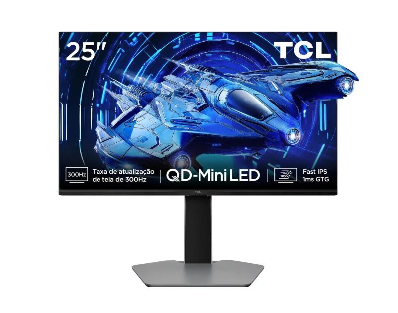 Monitor Gamer TCL de 25" QD MINI LED, FHD, 300HZ