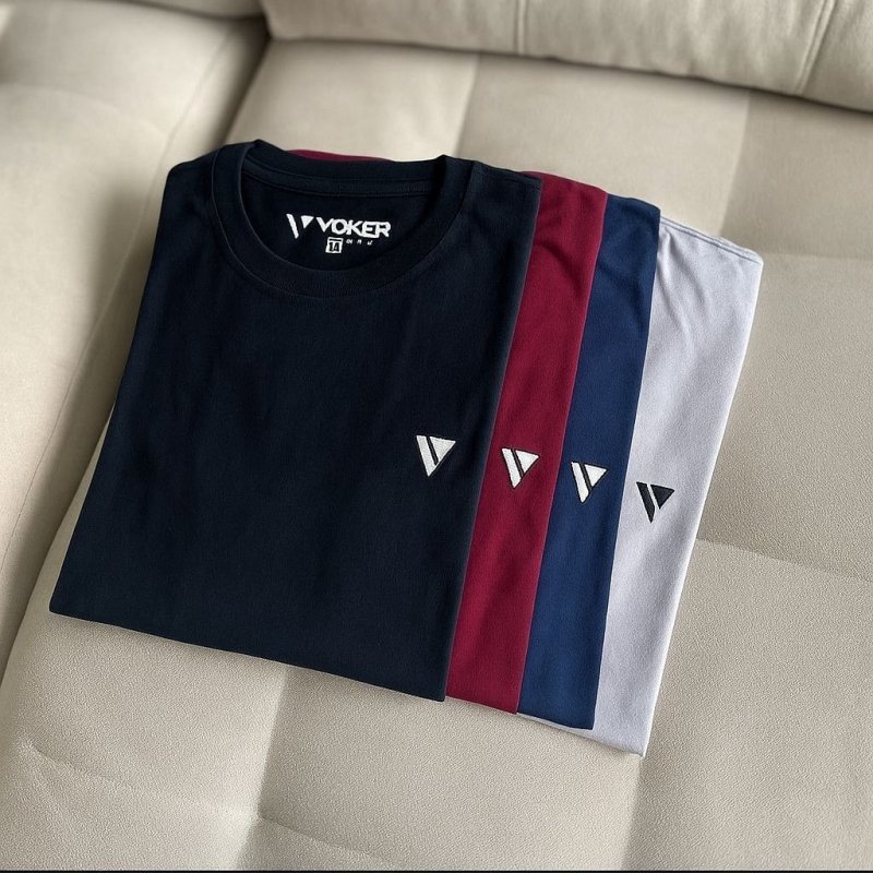 Camiseta Slim Voker 100% Algodão
