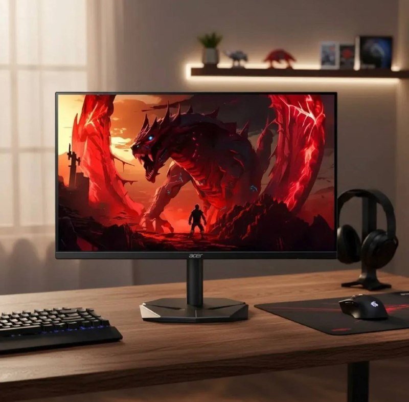 Monitor Acer Gamer 27 Kg270 240hz 0,5ms Hdr 10 Ips Nitro Preto