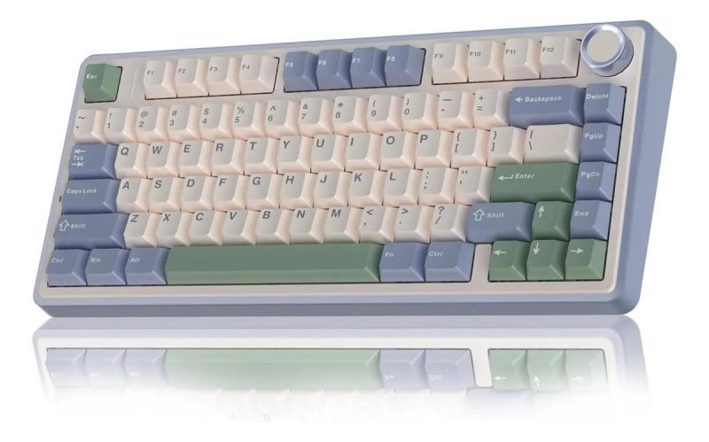 Teclado Mecânico Aula F75 Sem fio Tri-Mode
