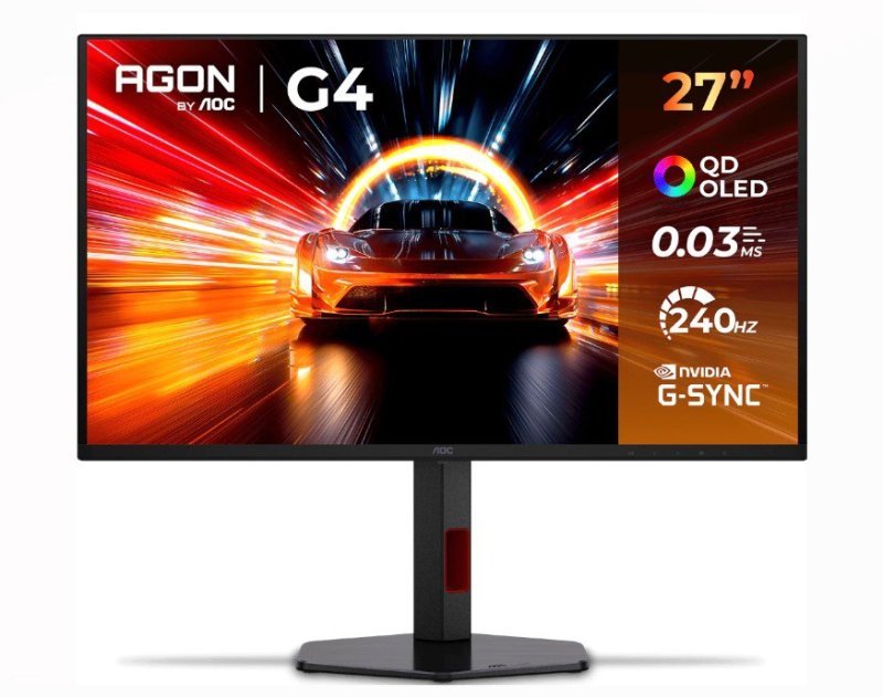 Monitor Gamer AOC AGON 27" OLED QHD 240Hz, 0.03ms - Q27G4ZDR