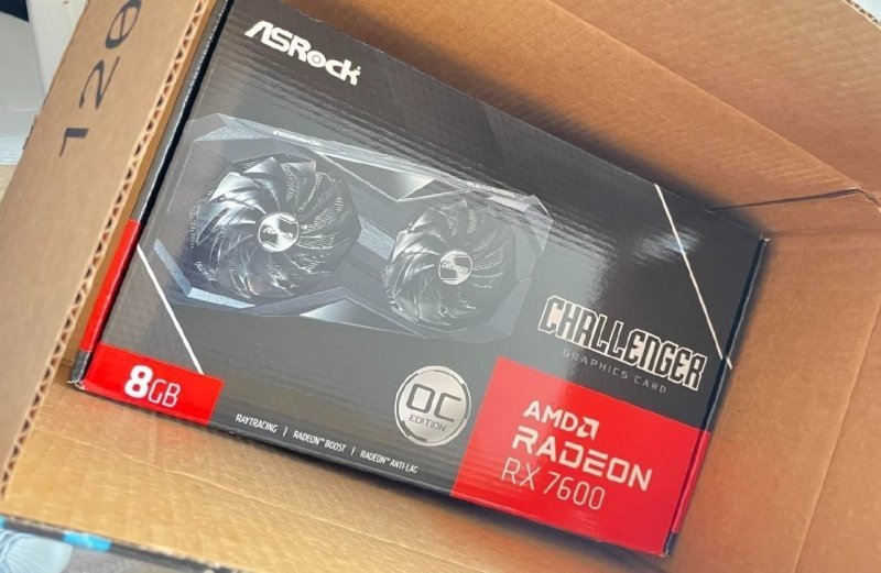 Placa de Vídeo ASRock Radeon RX 7600 Challenger OC, 8GB, GDDR6