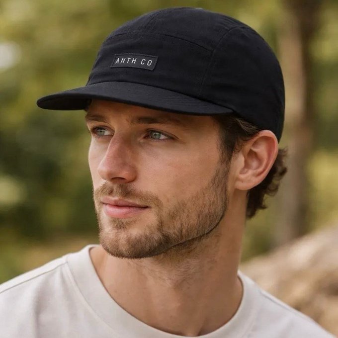 Boné Anth Co Aba Reta Water Five Panel Strapback Impermeável
