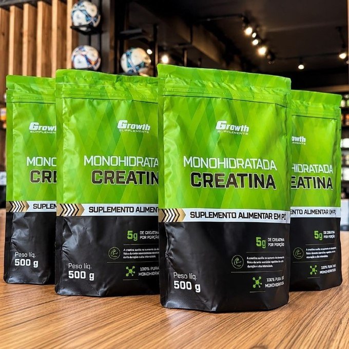 Creatina Growth Supplements 500g com Frete Grátis