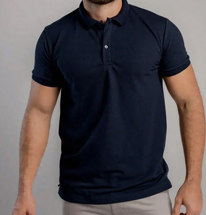 Camiseta Polo Lisa Masculina