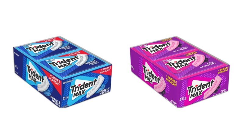 Chiclete Trident Max Sem açúcar 16,5g