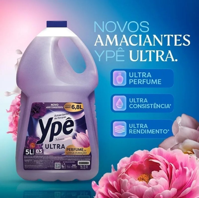 Ypê Amaciante Tradicional Ultra Intenso, 5L