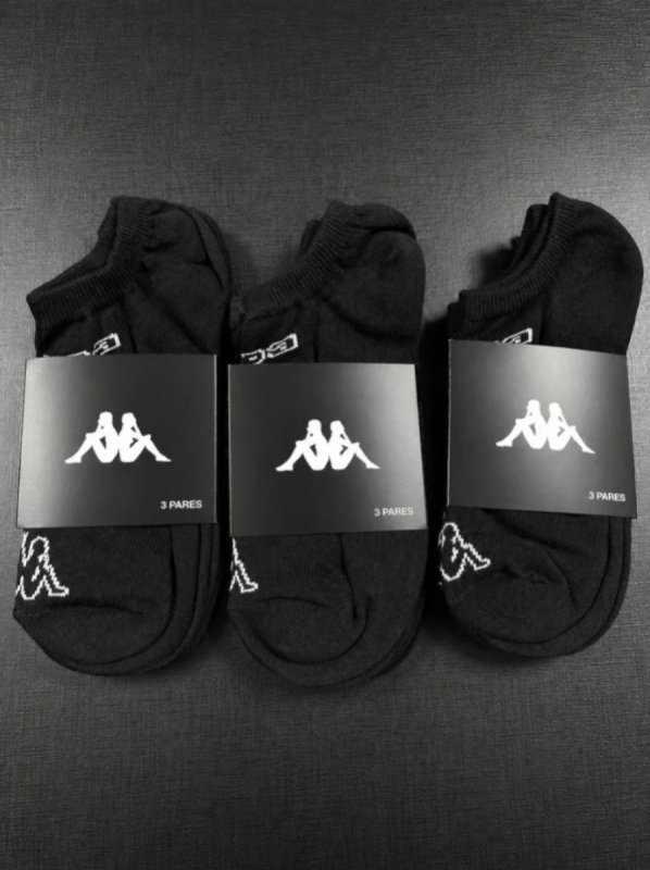 Kit com 9 Pares de Meias Kappa Sapatilha + Frete Grátis