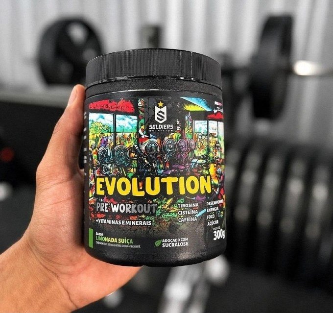 Pré-treino Evolution Workout 300g + Frete Grátis
