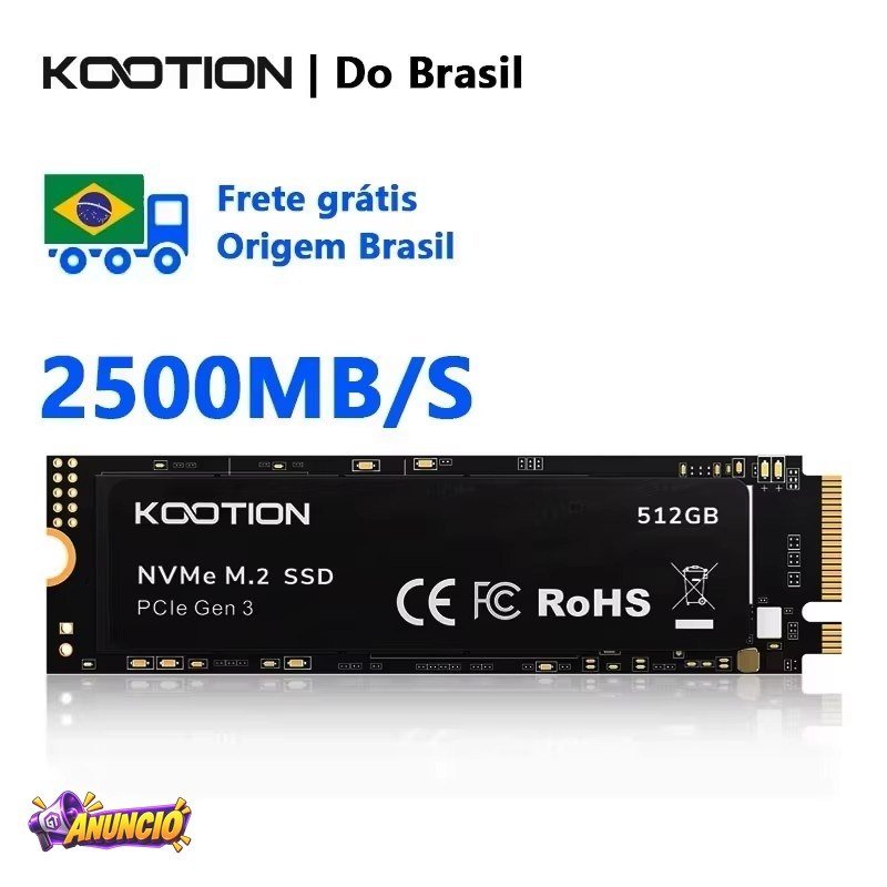 SSD NVME Kootion 1TB GEN3 Pcie 3.0 M2 2280