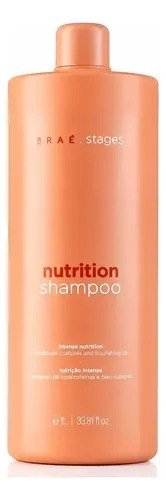 Braé Stages Nutrition Shampoo 1000ml Nutrição Profunda