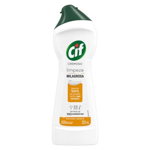 CIF Cremoso Limpeza Milagrosa Laranja 250 ml