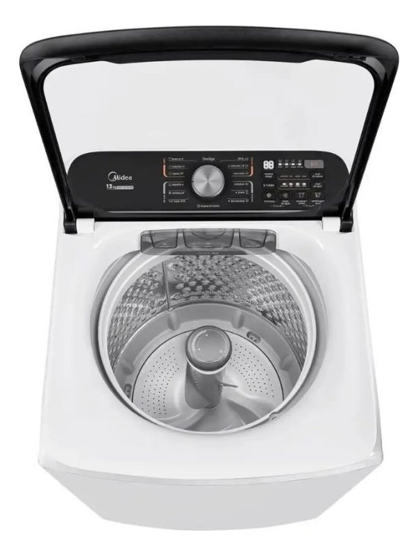 Lavadora De Roupas Midea Wave Agitator 13kg Branca 127v