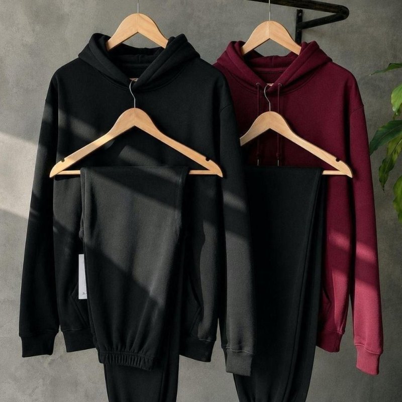 Conjunto Calça E Blusa De Moletom Liso Masculino (M ao GG)