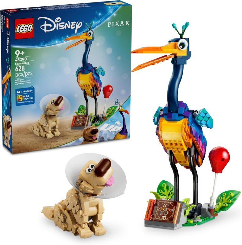 LEGO Disney Pixar Kevin e Dug 43290 (628 Peças) + Frete Grátis
