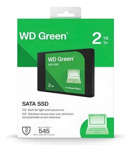 Ssd Wd Green 2.5 2tb Sata Iii 545 MB/s - Wds200t5g0a