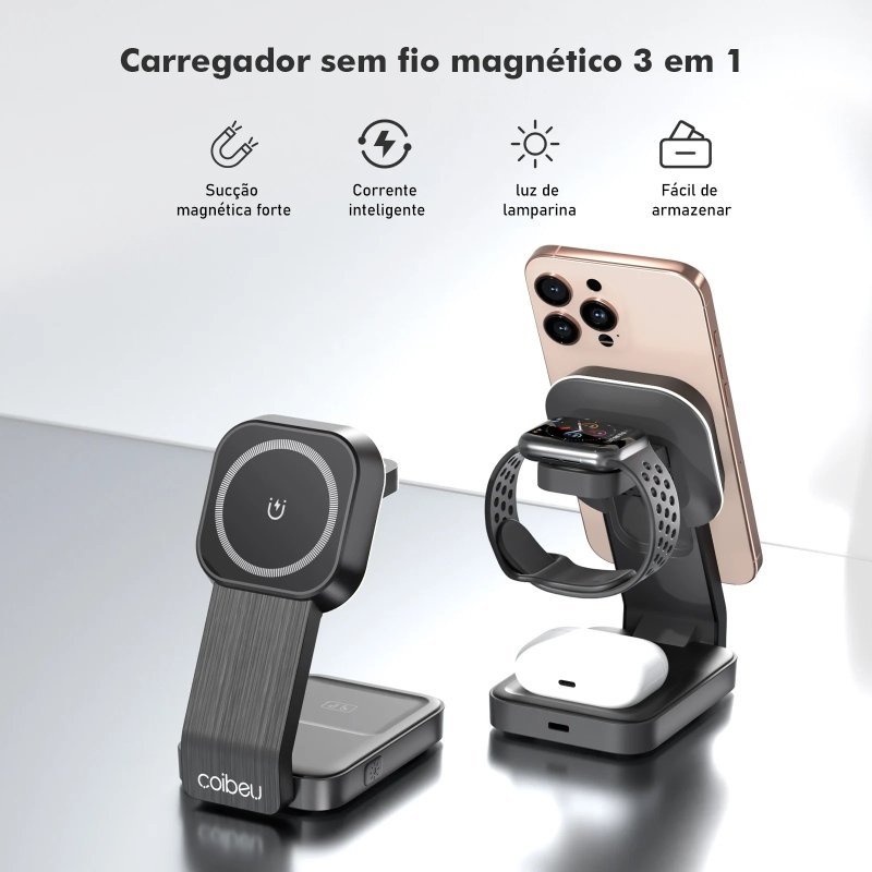 Carregador Indução Magsafe para iPhone