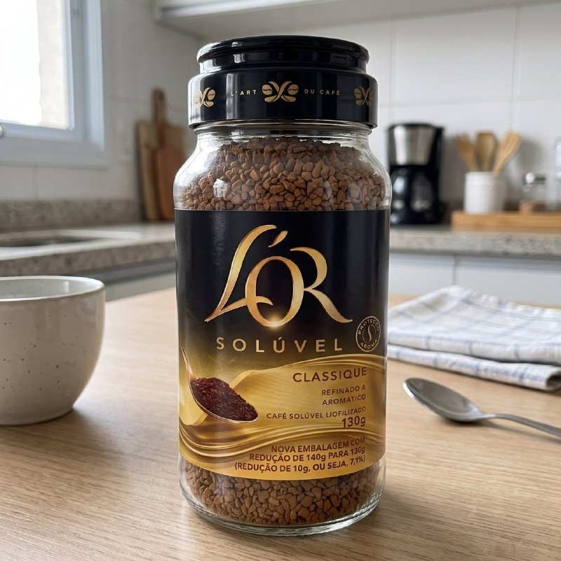 Café Solúvel L'OR Classique Pote de Vidro 130g