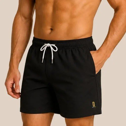 Short Masculino Neon Bermuda Praia Mauricinho Jr Rf. 001 Preto M