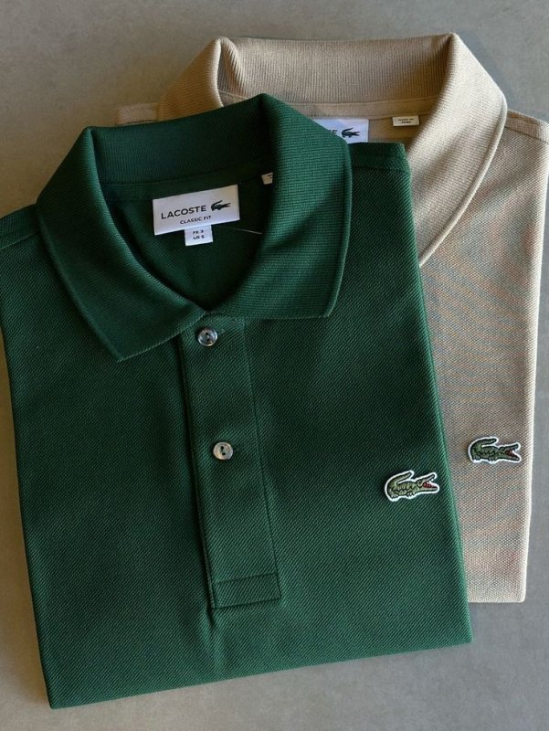 Polo Masculina Lacoste Slim Fit - Original (P ao G2)