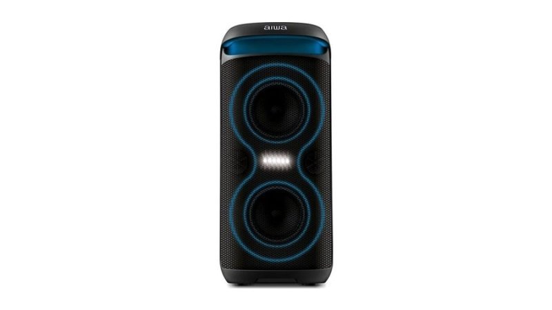 Caixa de Som Amplificada AIWA Party Box AWS-PB-08, 200W RMS, Bluetooth, Bivolt, Preto