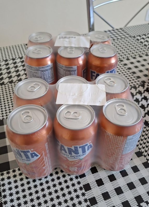 Refrigerante de Laranja Fanta 350ml – Pack com 6 Unidades