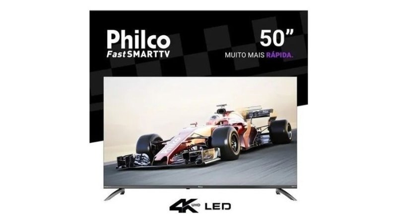 Smart Tv Philco 50" 4k UHD Roku Tv HDR10 Dolby Audio P50crb Space Gray