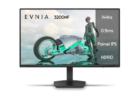 Monitor Gamer Phillips 24 Evnia Ips 144hz 0.5ms Wide FHD Preto 127/220v