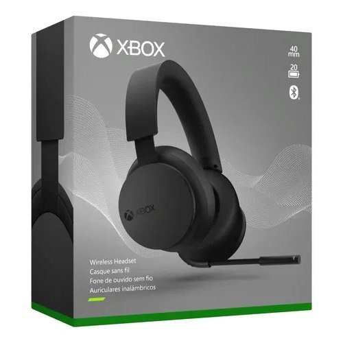Fone de ouvido sem fio Microsoft Xbox Tll-00020 cor preto