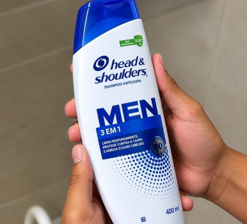 Head & Shoulders Shampoo Anticaspa Men 3 em 1 400ml