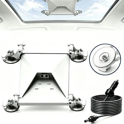 Kit Suporte Veicular para Antena Starlink Mini com Cabo 12V/24V