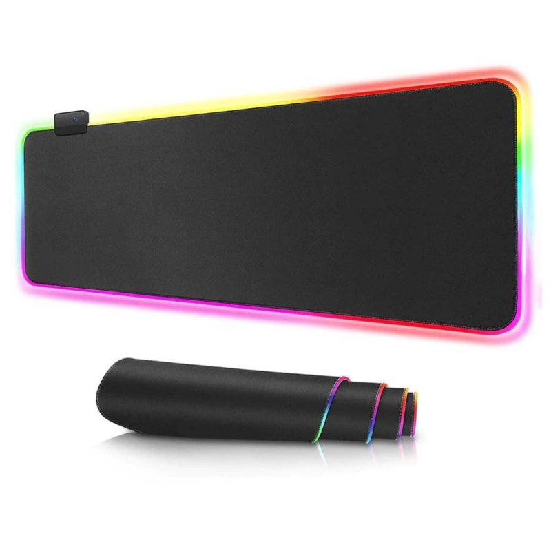 Super Mouse Pad Gamer Rgb Extra Grande Exbom MP-LED3080 300mm x 800mm x 4mm