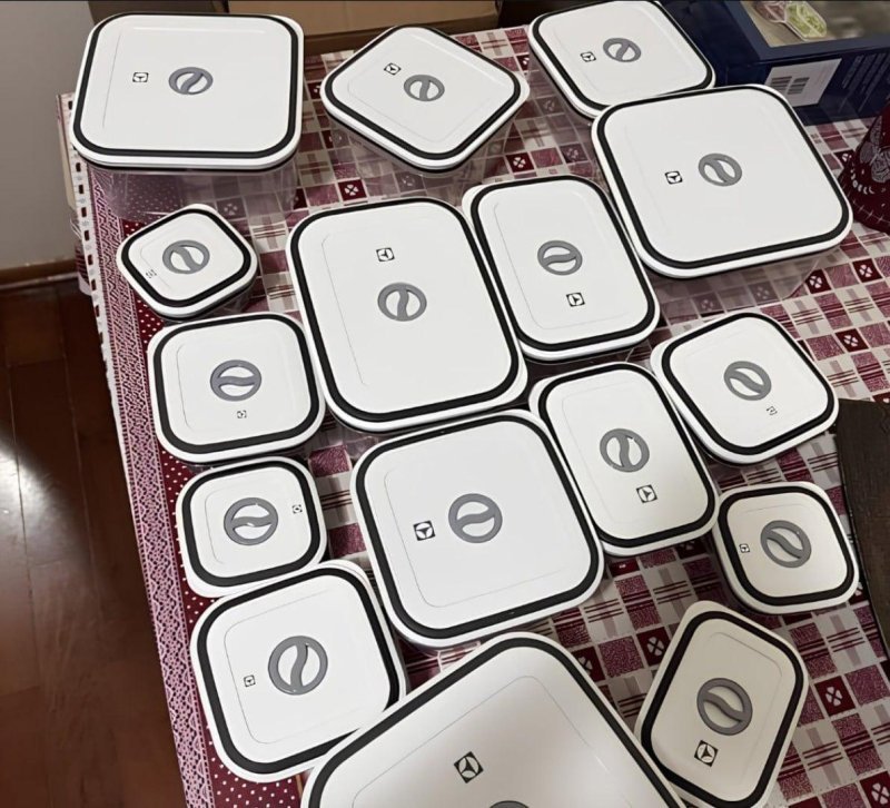 Kit 16 Potes Herméticos Plástico Multiuso Electrolux