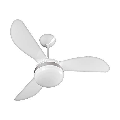 Ventilador de Teto Ventisol Fênix Branco/Silver 3 Pás CV3 Premium - 127v