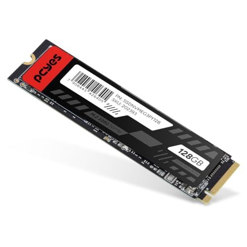 SSD PCYES M.2 2280 NVME PCIE 3.0X4 128GB - LEITURA 1175 MB GRAVAÇÃO 700 MB/S - SSDNVMEG3PY128