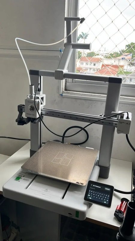Impressora 3D Bambu Lab A1 FDM Sem AMS - Kit com Porta-Resíduos, Espátula e Chaves de Manutenção + Frete Grátis