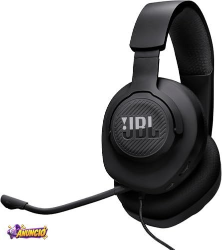 JBL, Fone de Ouvido Com Fio, Quantum 100M2, Headset Gamer, Over Ear, Microfone Removível - Preto